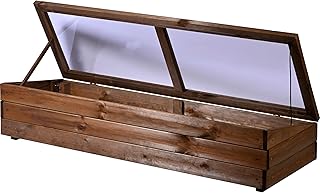 dobar® Accesorio de semillero para bancal Elevado, Color marrón Oscuro, 117 x 40 x 26 cm, Pino