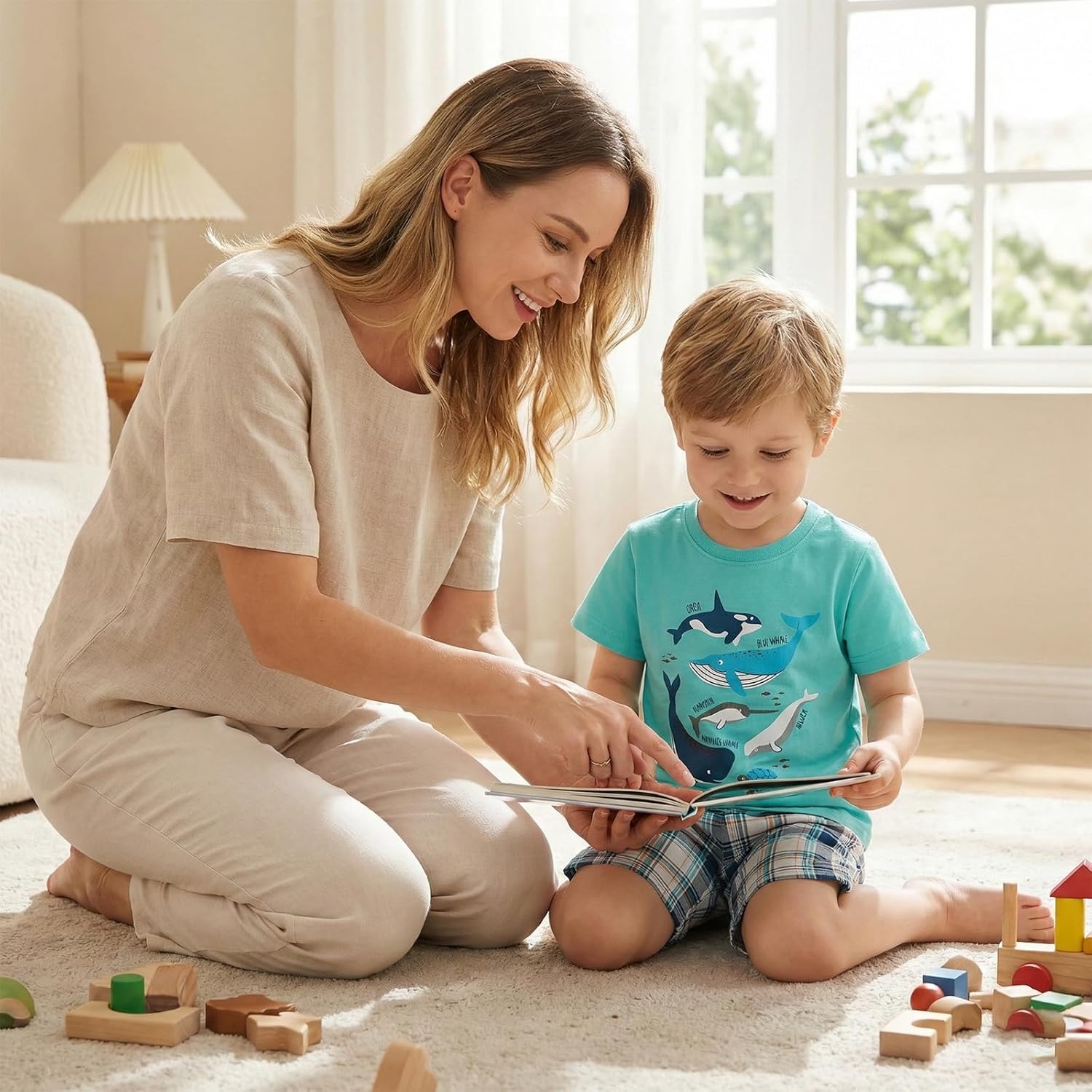 Bumeex Toddler Boy Clothes Cotton Spring Summer Short Sleeve T-Shirt and Short Outfits Clothing Set with Pockets Outfits 2-7T - Image 2