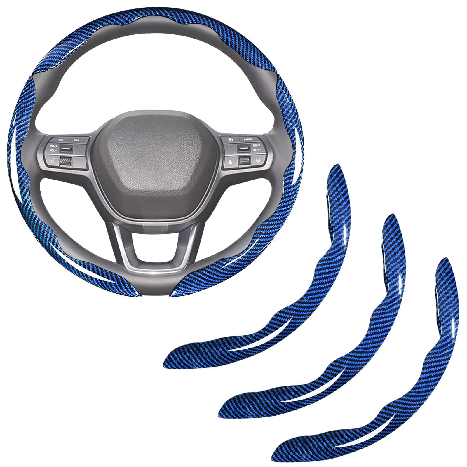 Funda Volante para NSX Type S 2016-2022 (NC1) (Plata 3PCS 3PCS/Azul)