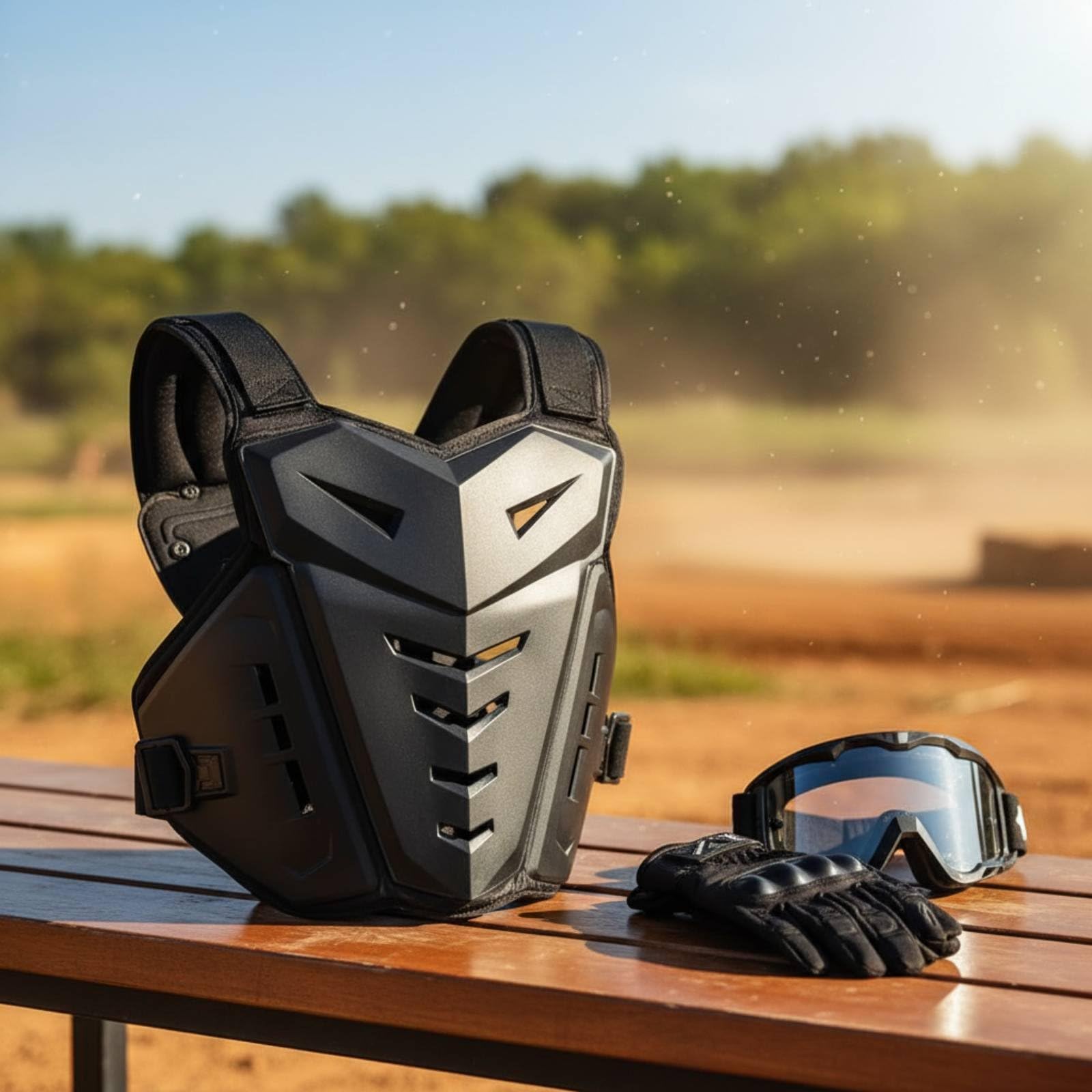Motorrad Brustpanzer, Schutzwesten Motocross Protektor Brustschutz