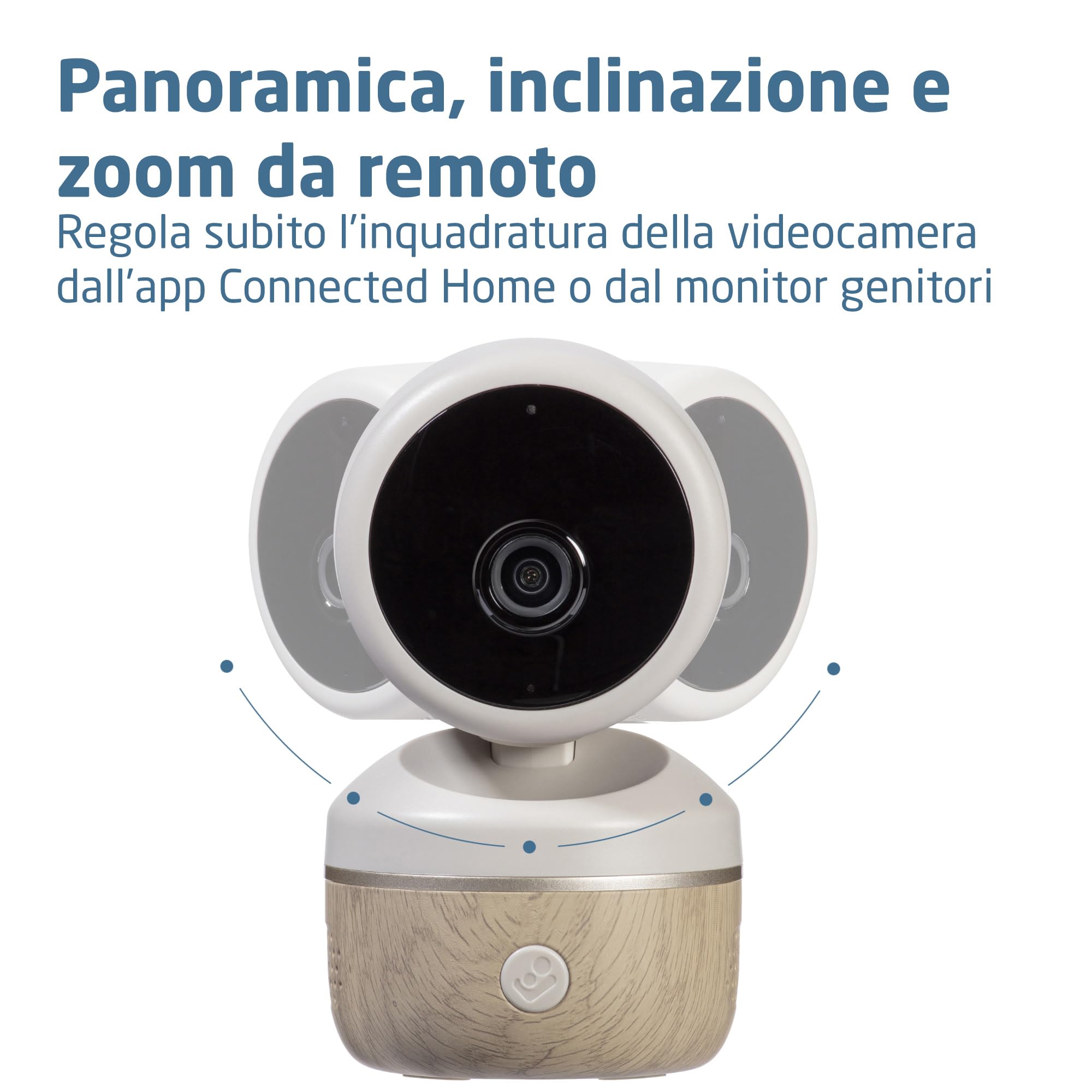 Maxi Cosi See2 Plus Baby Monitor Video, Audio e Visione Notturna, Connettività App, CryAssist, Video Ultra HD (2K), Display 5.5’’, Termometro e Igrometro, Parte di Maxi-Cosi Connected Home