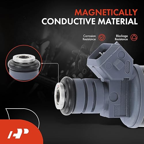 Miniatura 5 de A-Premium Juego de 6 inyectores de combustible compatibles con Ford F-150 1997-1998, E-150 Econoline 1997-2000, E-250 Econoline/E-150 Econoline Club