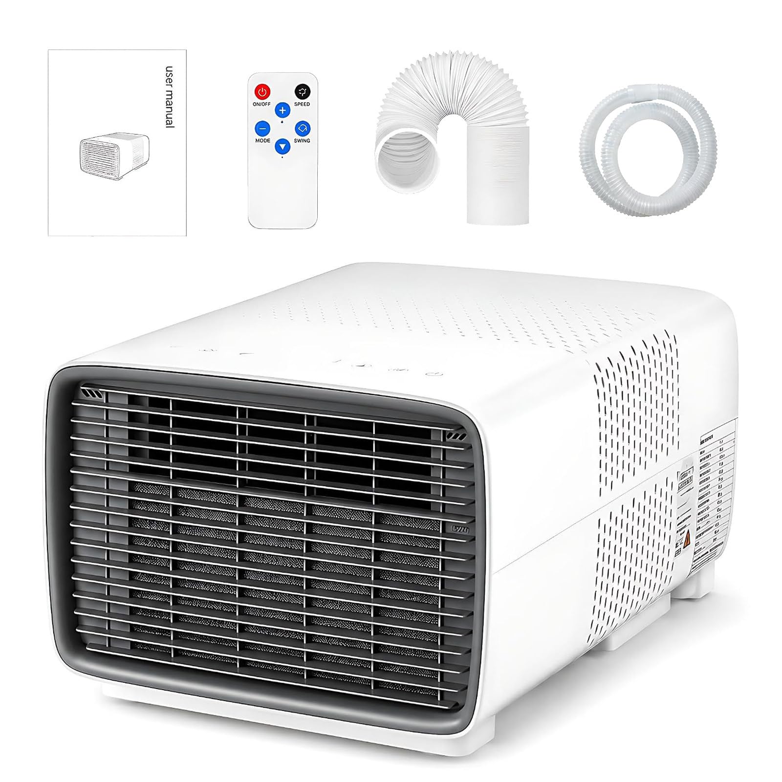 2700 BTU Portable Camping AC Unit, 280W Low Wattage Small Air Conditioner