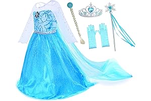 Halloween Costumes for Girls Elsa: Party Chili Princess Dress Up for Birthdays