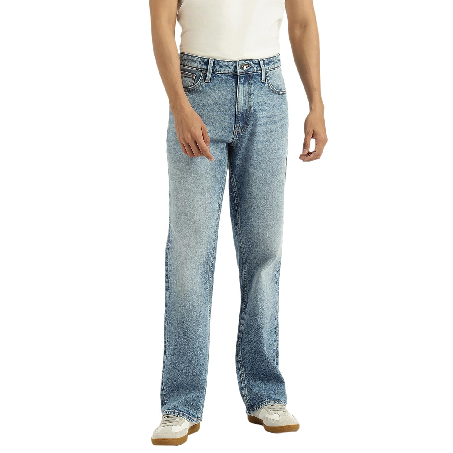 united colors of benetton Washed Bootcut Fit Jeans-picture-17