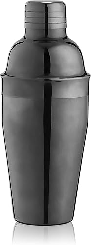 Miniatura 9 de True El juego de coctelera de 4 piezas incluye coctelera de zapatero, colador, jigger, cuchara de bar para cócteles clásicos, bebidas mixtas