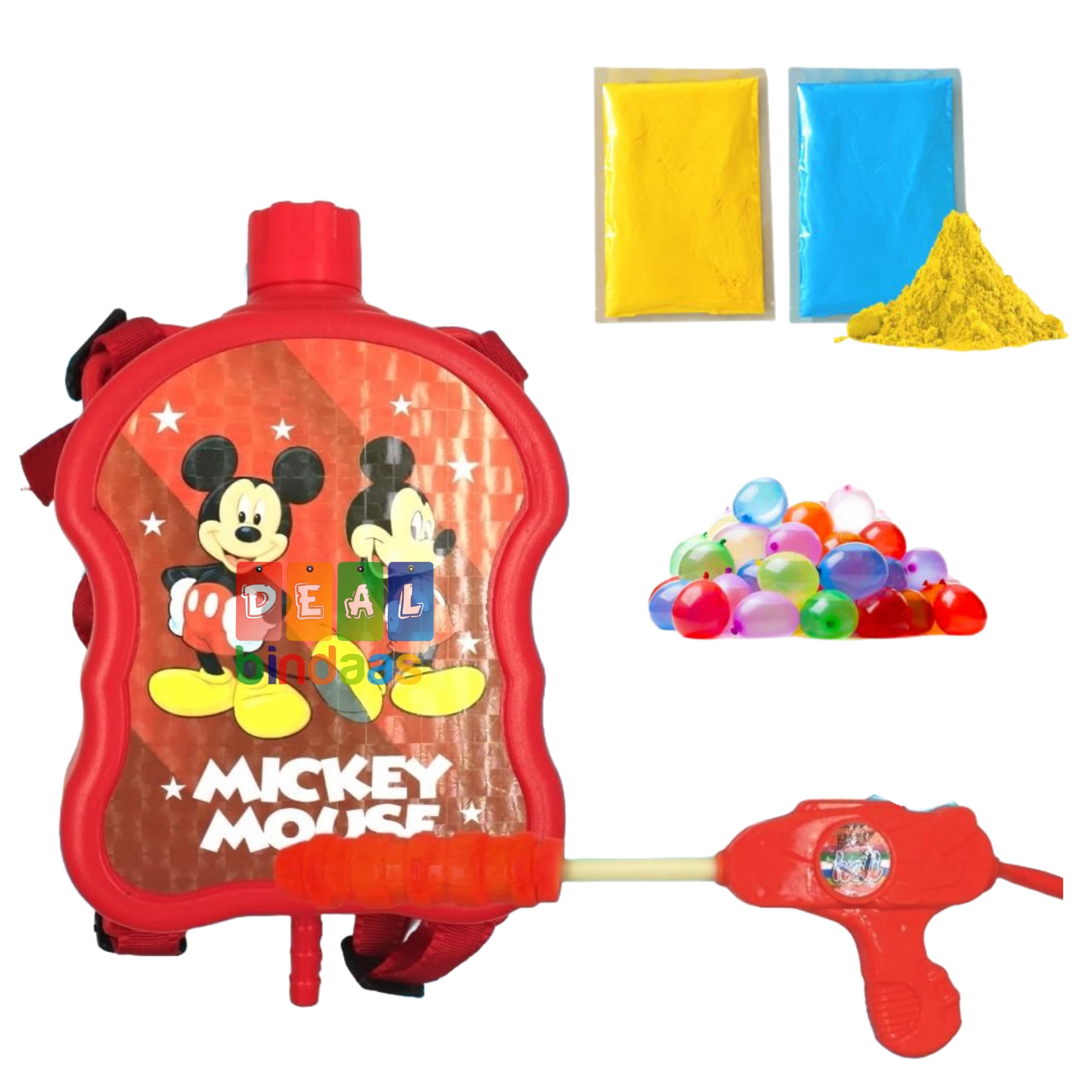 DealBindaas Holi Pichkariun Water Blaster with Back Holding Tank Water Capacity 1 Liters Spray Squirt Pistol Pump Water Play Toy (B09QQPJXWS) Amazon Price History, Amazon Price Tracker
