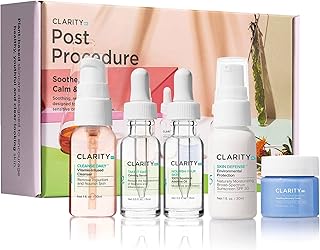 ClarityRx Post Procedure Skincare Kit | Soothe, Calm & Nourish Sensitive Skin | Plant-Based, Paraben Free, Natural