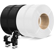 JAYO PETG Refill Filament Bundle 1.75mm, 1.1kg, 4-Pack, Black+White