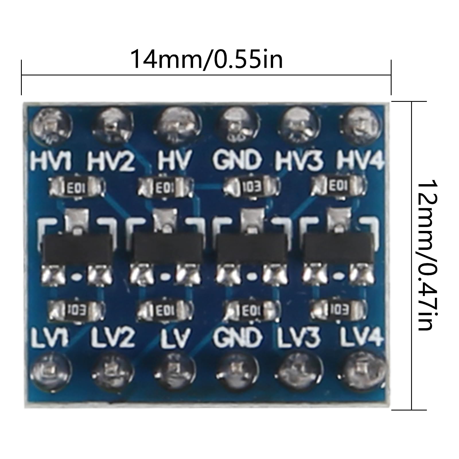 RUNCCI-YUN 15x 4-Kanal Pegelwandler Logic Level Converter Shifter 4 Kanal Pegelwandler I2C IIC RUNCCI-YUN 15x 4-Kanal Pegelwandler Logic Level Converter Shifter 4 Kanal Pegelwandler I2C IIC