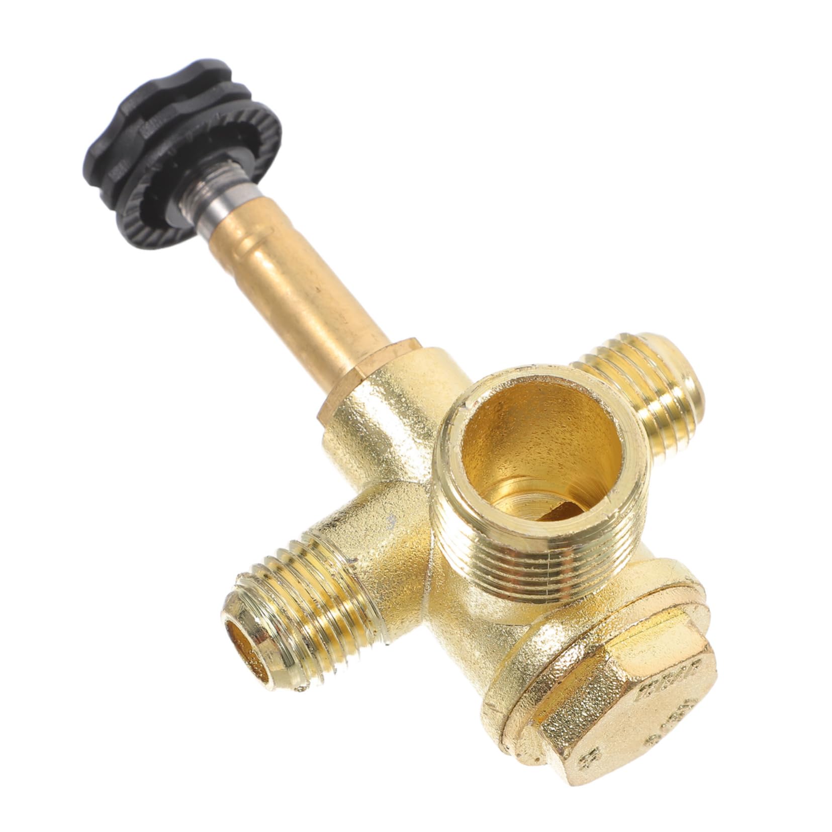 EXCEART 5 Pezzi Valvola Controllo Pressione Compressore Vie con Connettori Filettati Valvola Non per Tubazioni e Pompa Piston Compressore