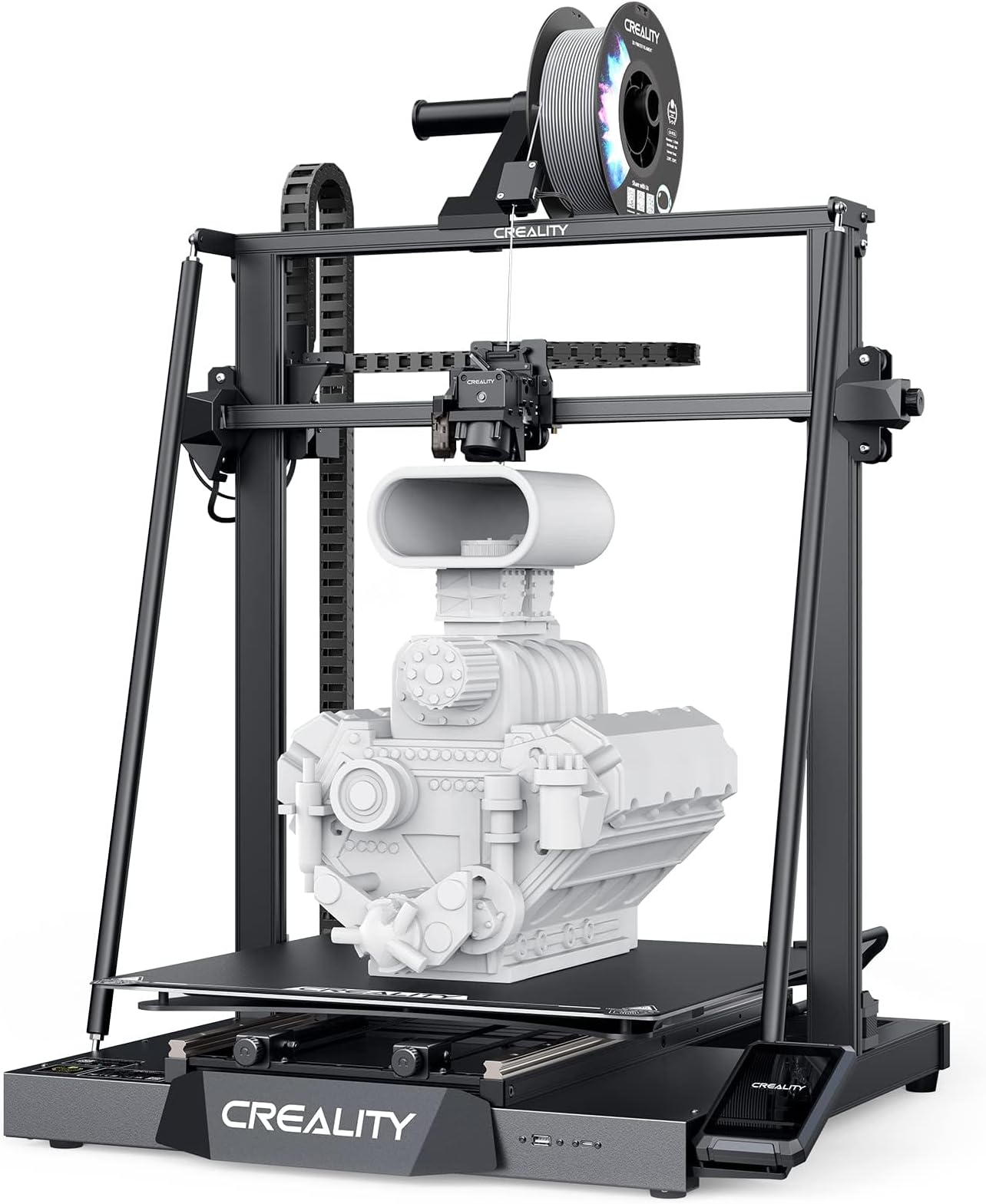 Creality Large 3D Printer CR-M4, 17.71x17.71x18.5in Large Print Size 25-Point CR Touch Auto Leveling, Sprite Direct Dual-Gear Extruder, Flexible Fast-Heating Bed for Company and School