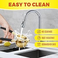 Vista 7 de SHIKORI Lemon Squeezer, Large Heavy Duty Handhelp Juicer for Lemon, Stainless Steel Hand Press Citrus Juicer, Lime Squeezer Bar Tool, Manual Citrus