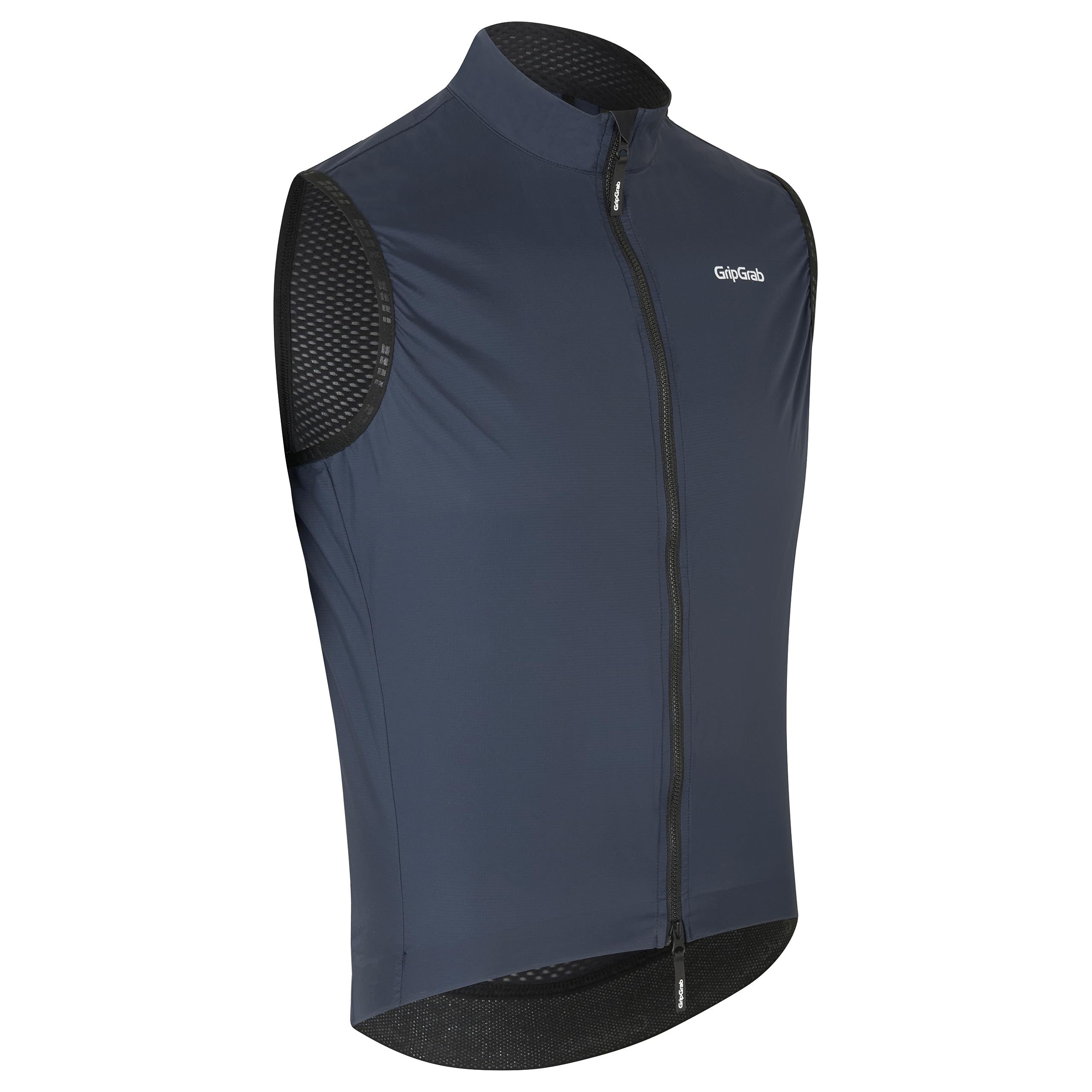 GripGrab PACR Windproof Lightweight Cycling Vest Road MTB Gravel Bike Windbreaker Packable Cycle Gilet 2-Way-Zip