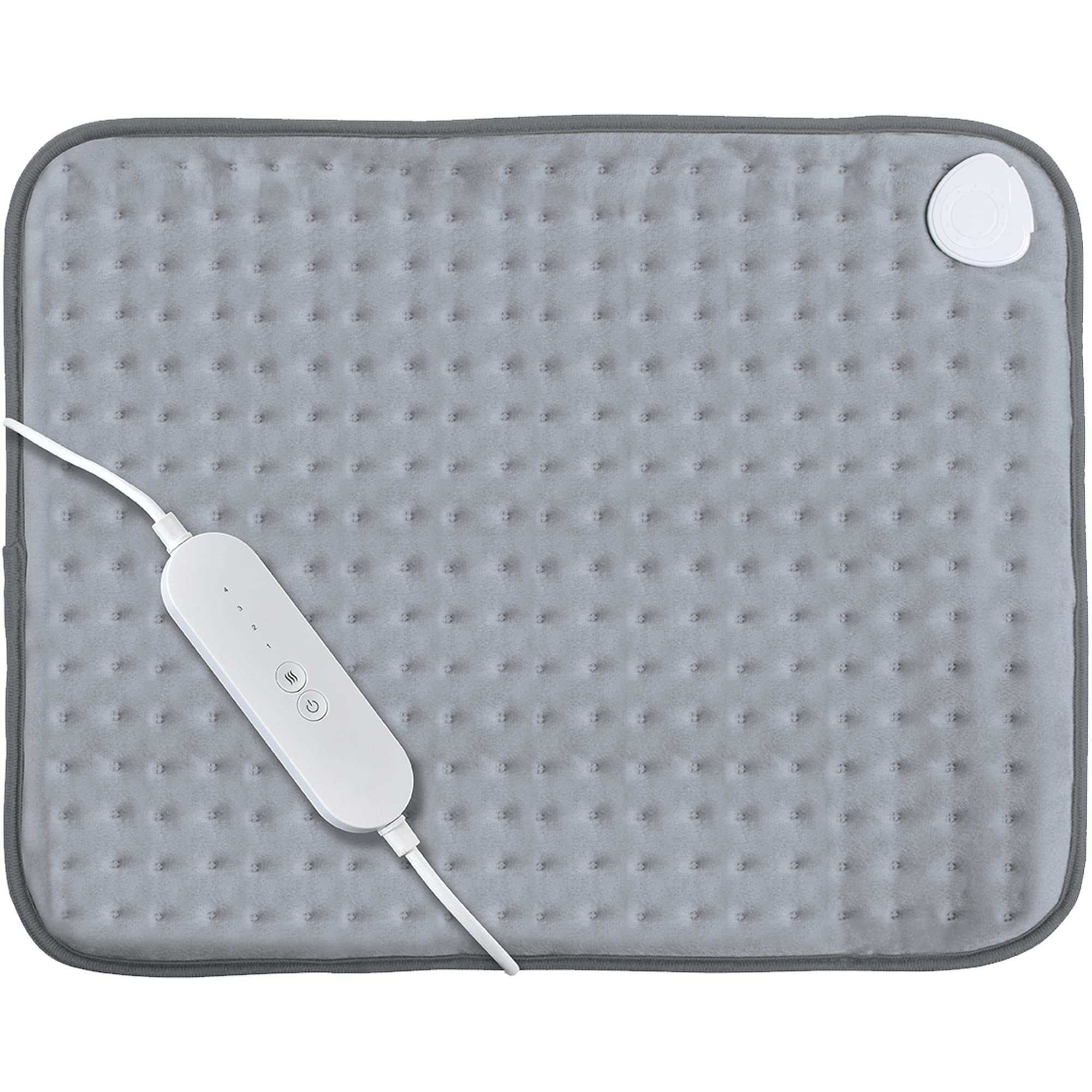 Homefront Luxurious,Almohadilla térmica eléctrica extragrande – 6 ajustes de calor – espalda, foot, artritis y período de dolor – Temporizador de apagado automático de seguridad – 50x48 centímetros