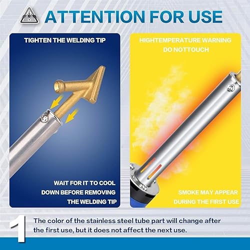 Miniatura 4 de Kit de soldador de plástico de 130W Deluxe, kit de soldadura de hierro de soldar de soldador de plástico 3-en-1, herramienta profesional de