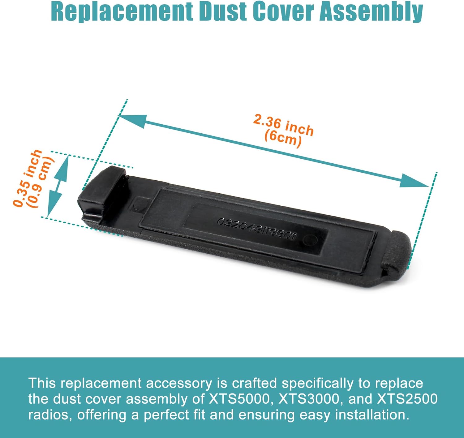 Accessoryway Replacement Accessory Dust Cover Assembly Compatible for XTS5000 XTS3000 XTS2500 Radios (1505579Z01)