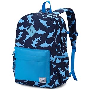 VASCHY Kids School Backpack Rucksack for Boys Girls Childrens Toddler Backpack Kindergarten Book Bag with Chest Buckle Blue