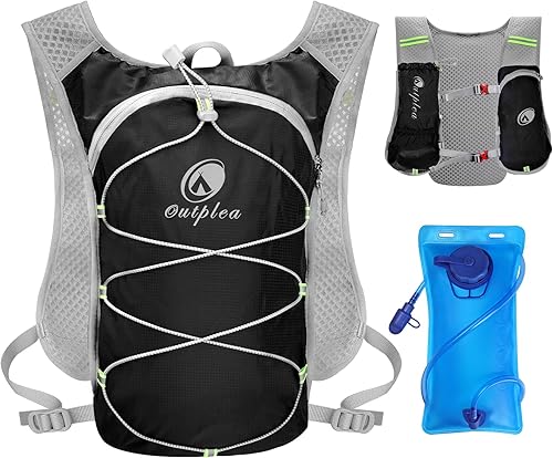 Miniatura 1 de Mochila de agua pequeña, chaleco de hidratación para festivales, Hydro Pack con vejiga de agua de 2 L, chaleco de agua ligero para correr Hydropack