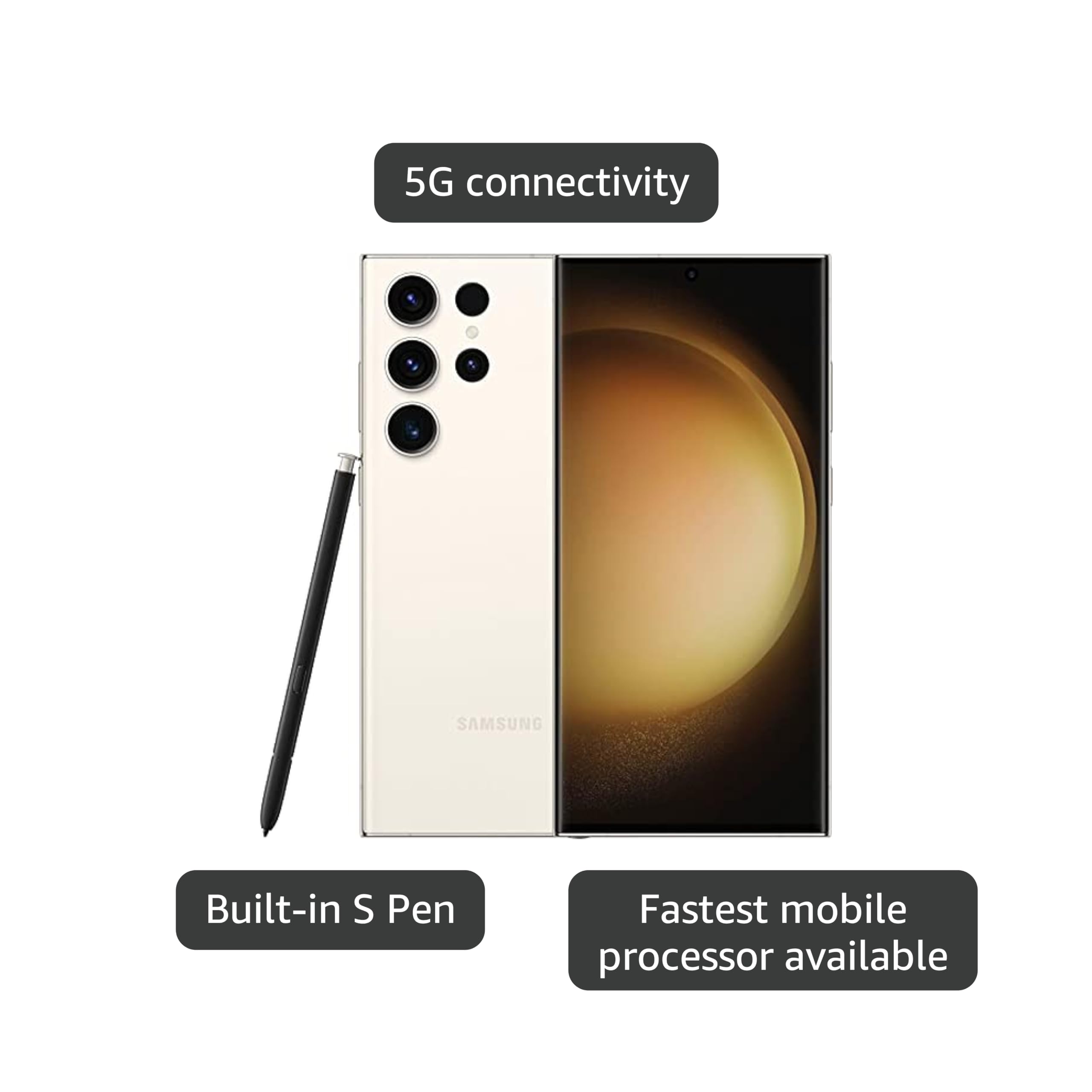 Amazon.com: SAMSUNG Galaxy S23 Ultra (Renewed) 5G Factory Unlocked