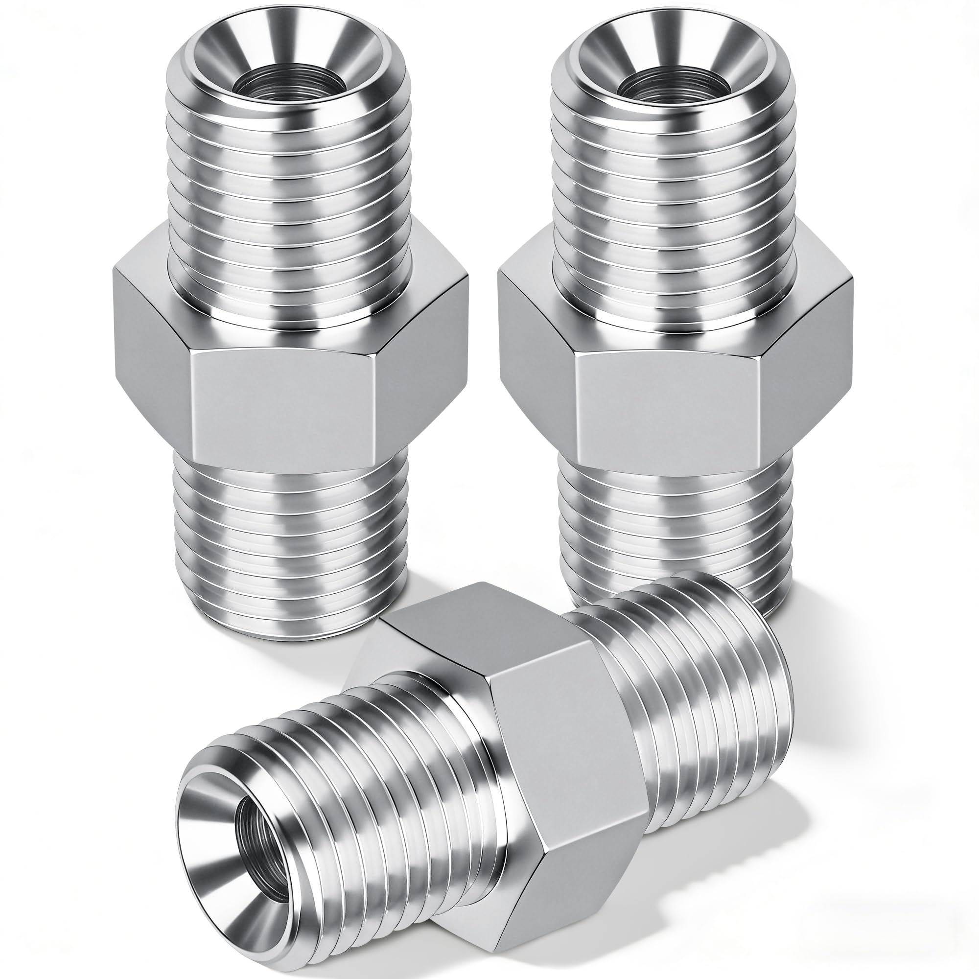 1/4" x 1/4" Air Paint Sprayer Hose Connector, Airless Spraying Machine Quick Connector Compatible with Graco Most Airless Paint Hoses, 243025