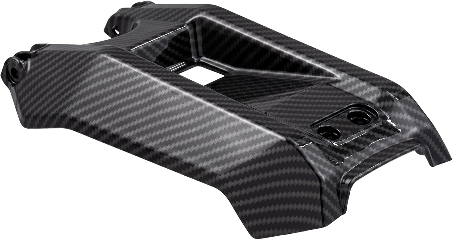 Electric Bike Rear Shock Fender - Imitation Carbon Fiber Electric Dirt Bike Accessories - Ebike Mud Guard for Sur-ron Light Bee S/X / X160 / X260