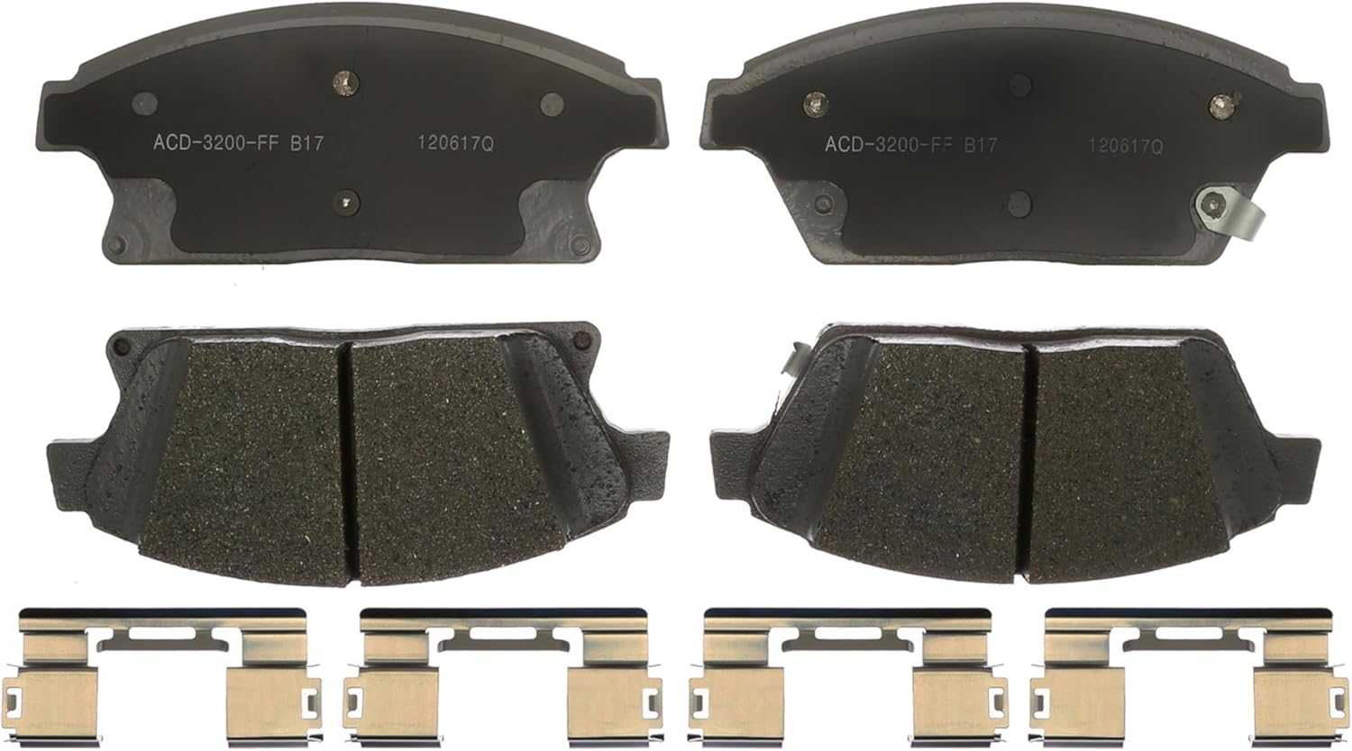 ACDelco Silver 14D1467CHF1 (19386947) Ceramic Front Disc Brake Pad