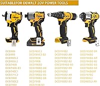 Vista 3 de Clips de cinturón para Dewalt, kit de gancho de repuesto para herramientas de taladro, compatible con Dewalt N268241 para herramientas eléctricas