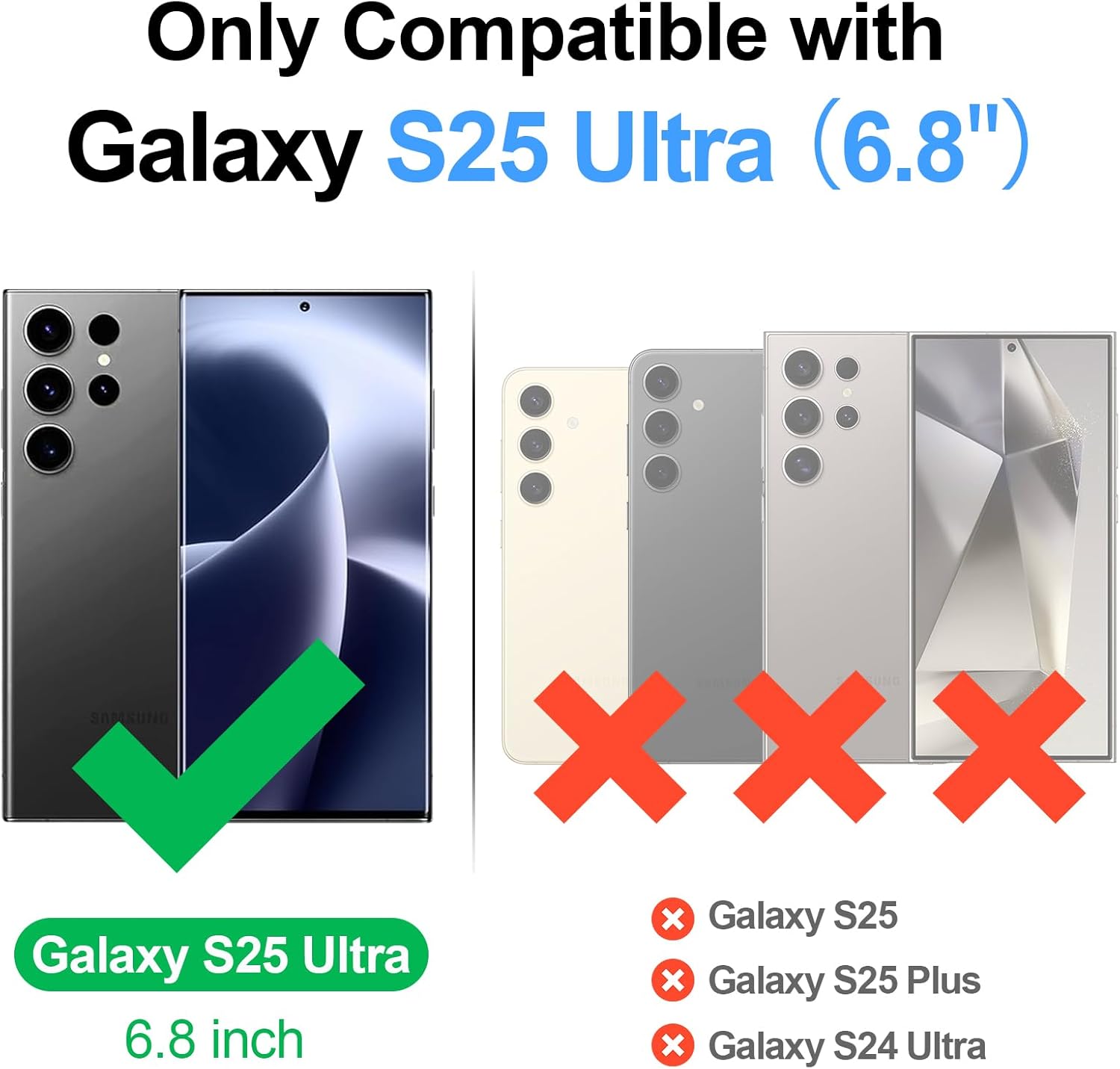 Compatible with Magsafe 2 in 1 Detachable Samsung Galaxy S25 Ultra Wallet Case with Card Holder,Women Men Magnetic PU Leather RFID Blocking Flip Kickstand Credit Slots,Brown - Image 7