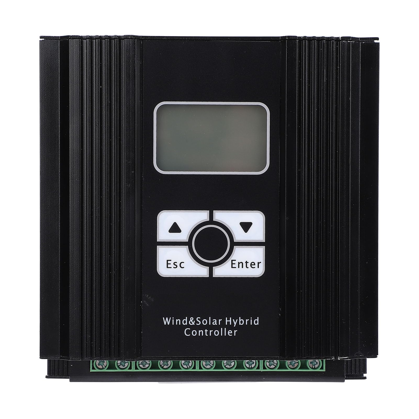 FTVOGUE Hybrydowy System Kontrolera Energii Wiatrowej 12 V / 24 V MPPT Kontroler ładowania z Wyświetlaczem LCD do Domowego Oświetlenia Morskiego i Ulicznego Efektywne ładowanie Panelu Słonecznego