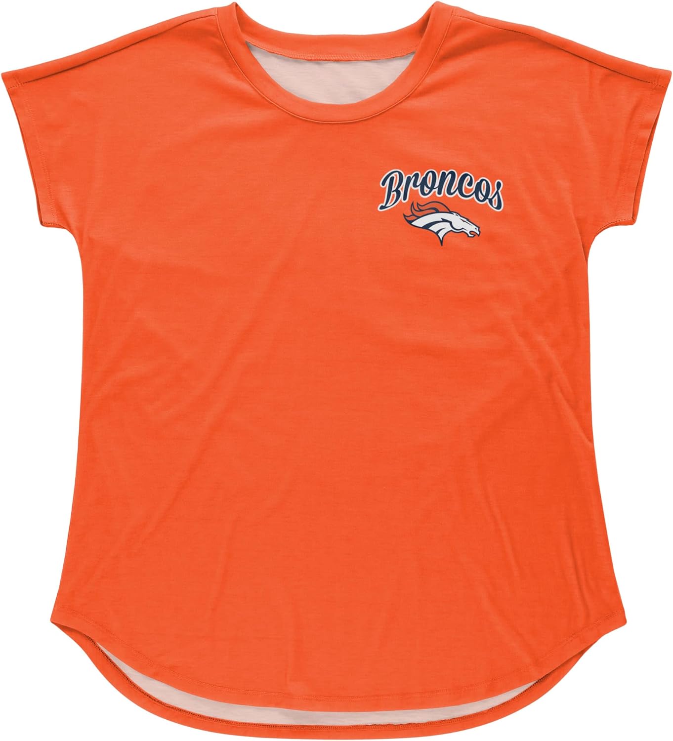 FOCO NFL Womens NFL Team Logo Ladies Fashion Tunic Top Shirt