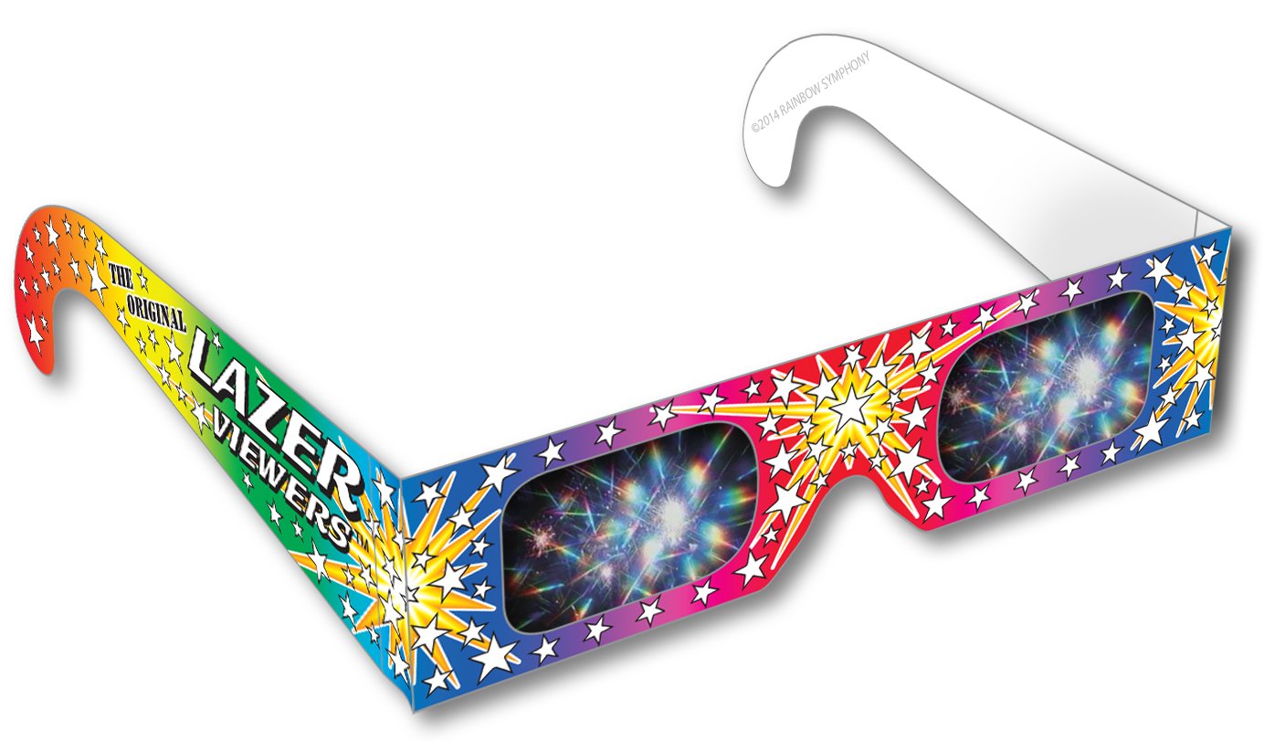 Rainbow Symphony Kaleidoscope Glasses