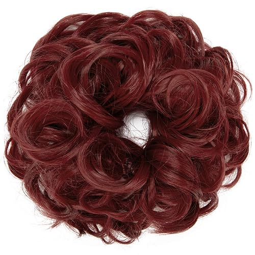 Miniatura 40 de Messy Hair Bun Extensions Chignons Hair Hair Scrunchie Scrunchy Updo Hairpiece