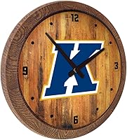 Vista 505 de The Fan-Brand NCAA Oklahoma Sooners: Faux Barrel Top Wall Clock Sports Team Bar Sign Décor - Home Man Cave, Party Decoration - Made On Demand