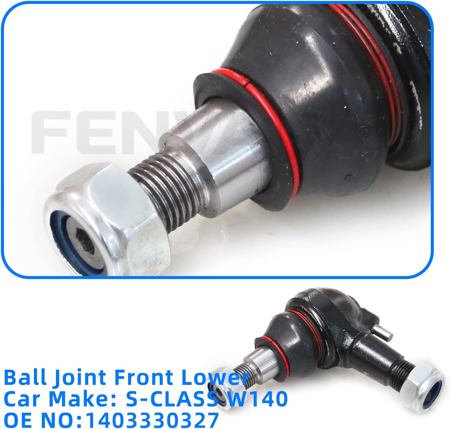 Car Ball Joint Lower Black for Mercedes W124 W140 1403330327 32211135820 32211135819 31211135666 88910336
