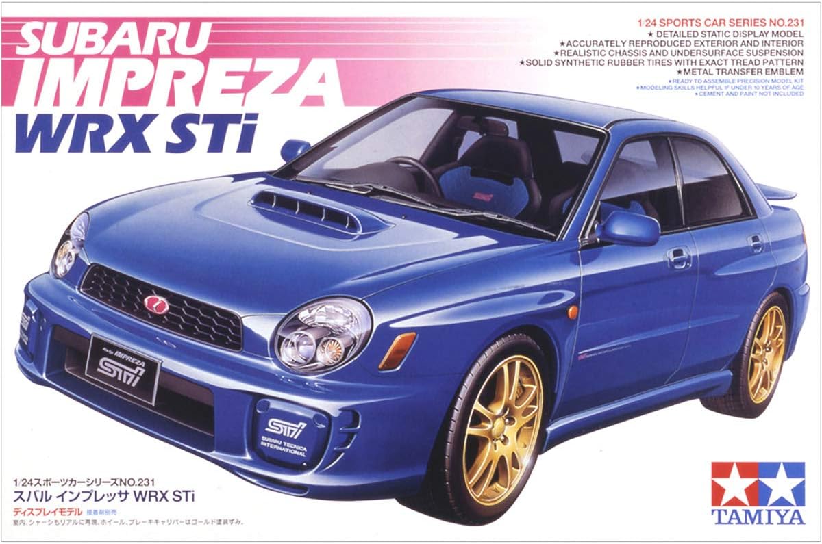 Tamiya 24231 1/24 Subaru Impreza STI Plastic Model Kit