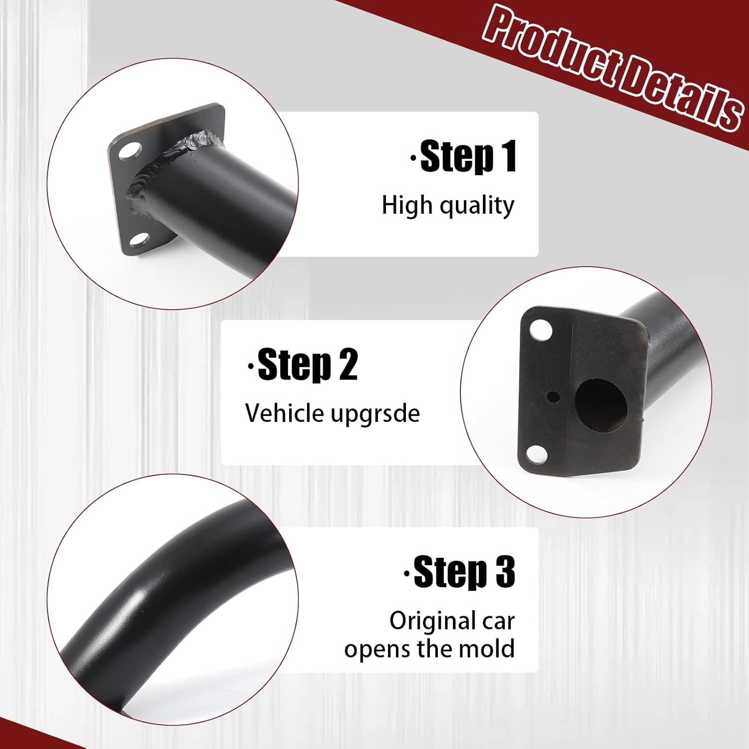 Brush Guard Compatible with 2018-2025 Jeep Wrangler JL & 2020-2025 Gladiator JT Steel Bull Bar Grille Brush Guard Replaces 82215351