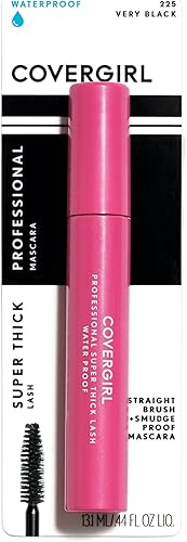 Miniatura 5 de COVERGIRL Máscara de pestañas súper gruesa profesional impermeable 225 muy negra 03 oz