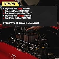 Vista 7 de Kit de pernos para subchasis transversal trasero compatible con Jeep Compass Patriot Dodge Caliber 2007-2017 Reemplazo 68211932AB