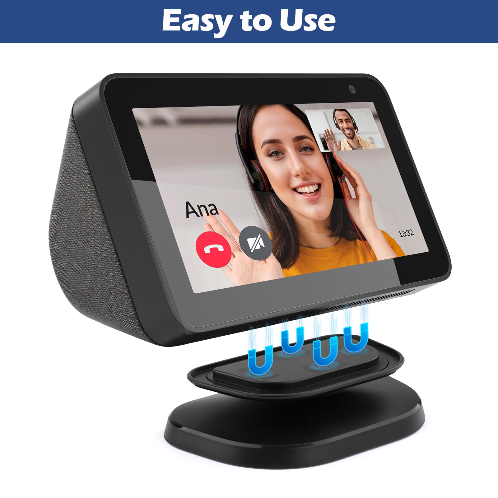 Amazon.co.jp: Echo Show 8 3rd Gen スタンド 回転式 | 角度自由調整