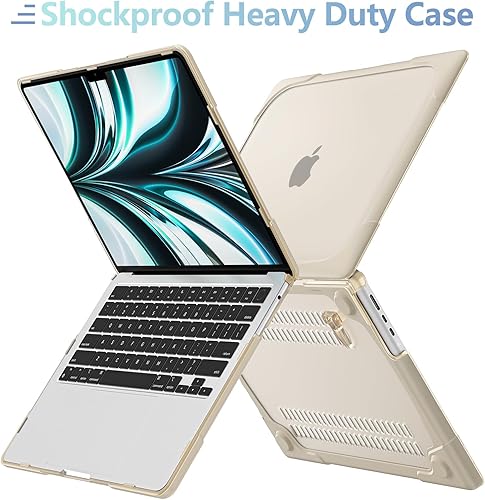Miniatura 3 de MEEgoodo Funda para MacBook Air de 15 pulgadas 2025 2024 2023, modelo compatible con funda (A3241A3114A2941) con chip M4M3M2, carcasa rígida para