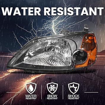SPEC-D TUNING Black Housing Headlights