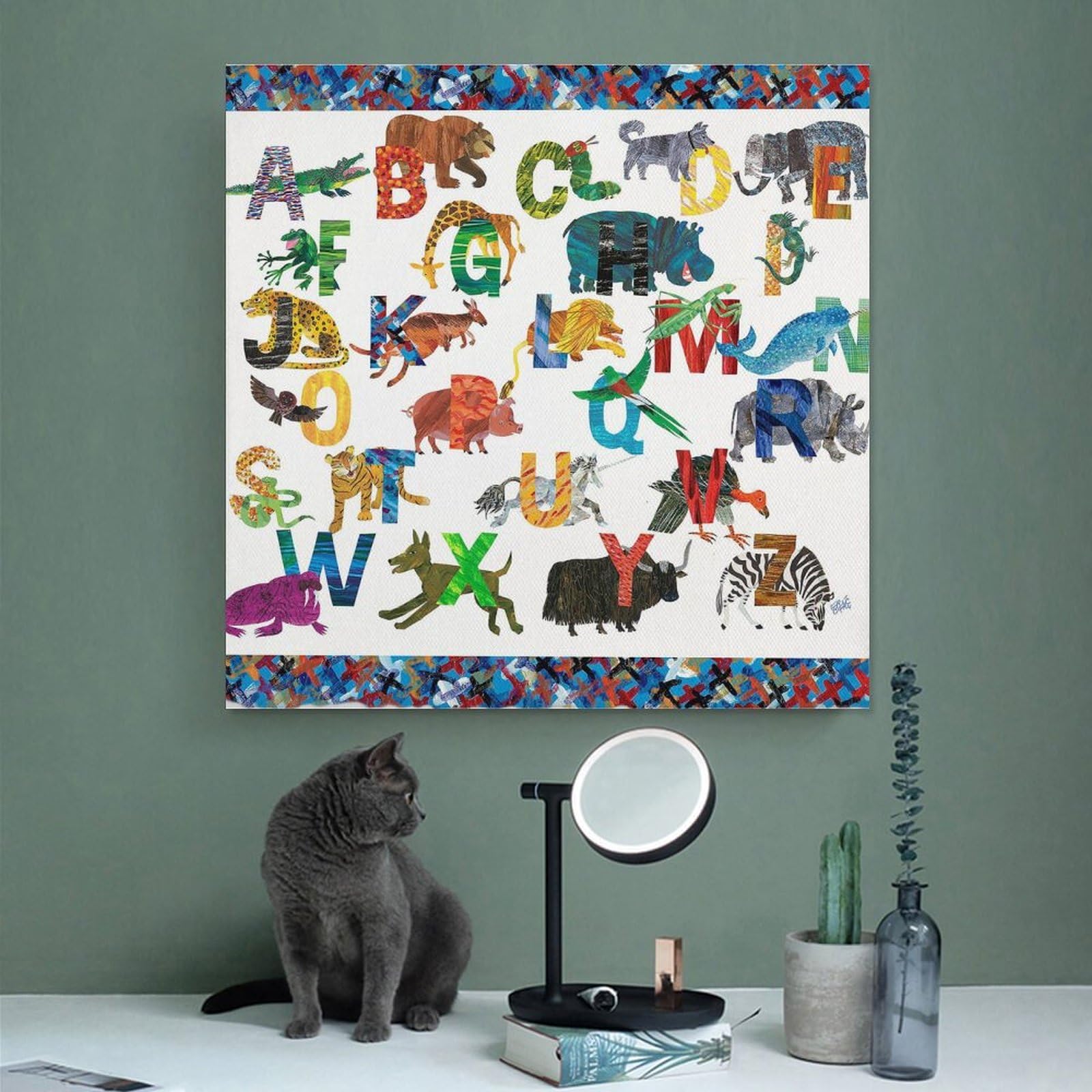 Amazon.co.jp: Eric Carle エリック・カール ポスター 版画 Alphabet