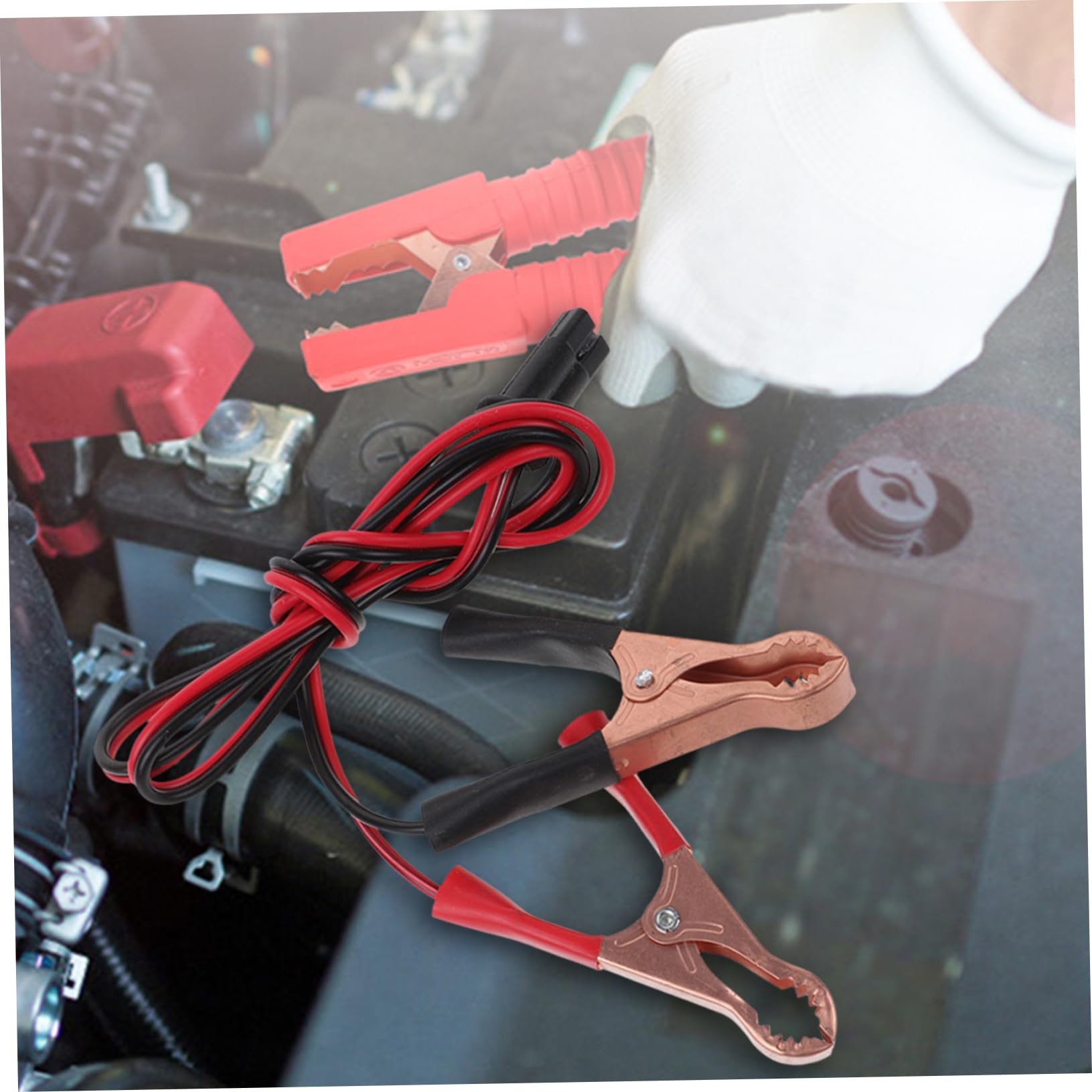 PRETYZOOM 1 Set Car Injector Gas Cleaning Injector Cleaner Automotive Injector Nozzle Cable Spray Nozzle Cleaner Adapter Car Injector Cleaner Adapter Nylon