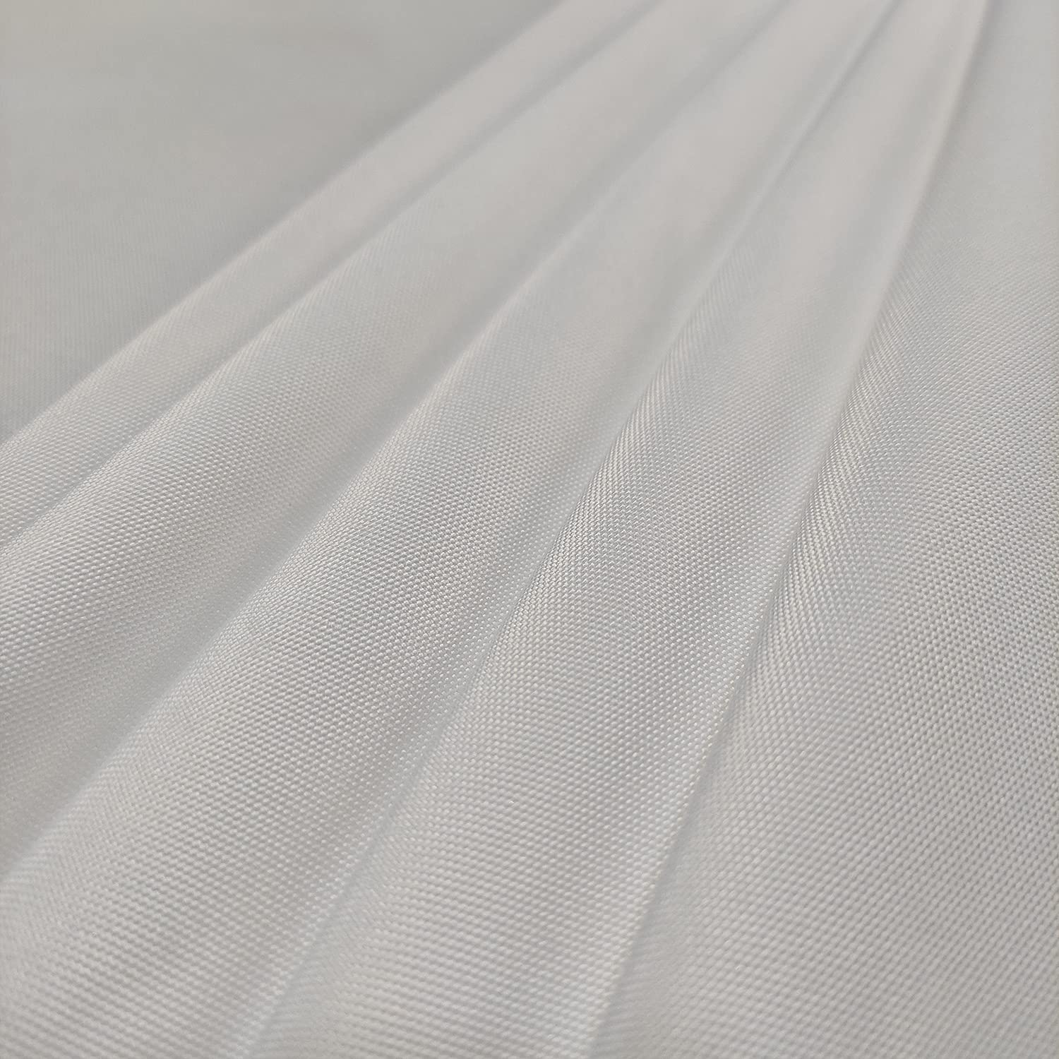 Trimming Shop Lot de 10 nappes rectangulaires en coton et polyester, de qualité supérieure, lavables pour salle à manger, banquets, mariages, fêtes, blanc, 152,4 x 259,1 cm