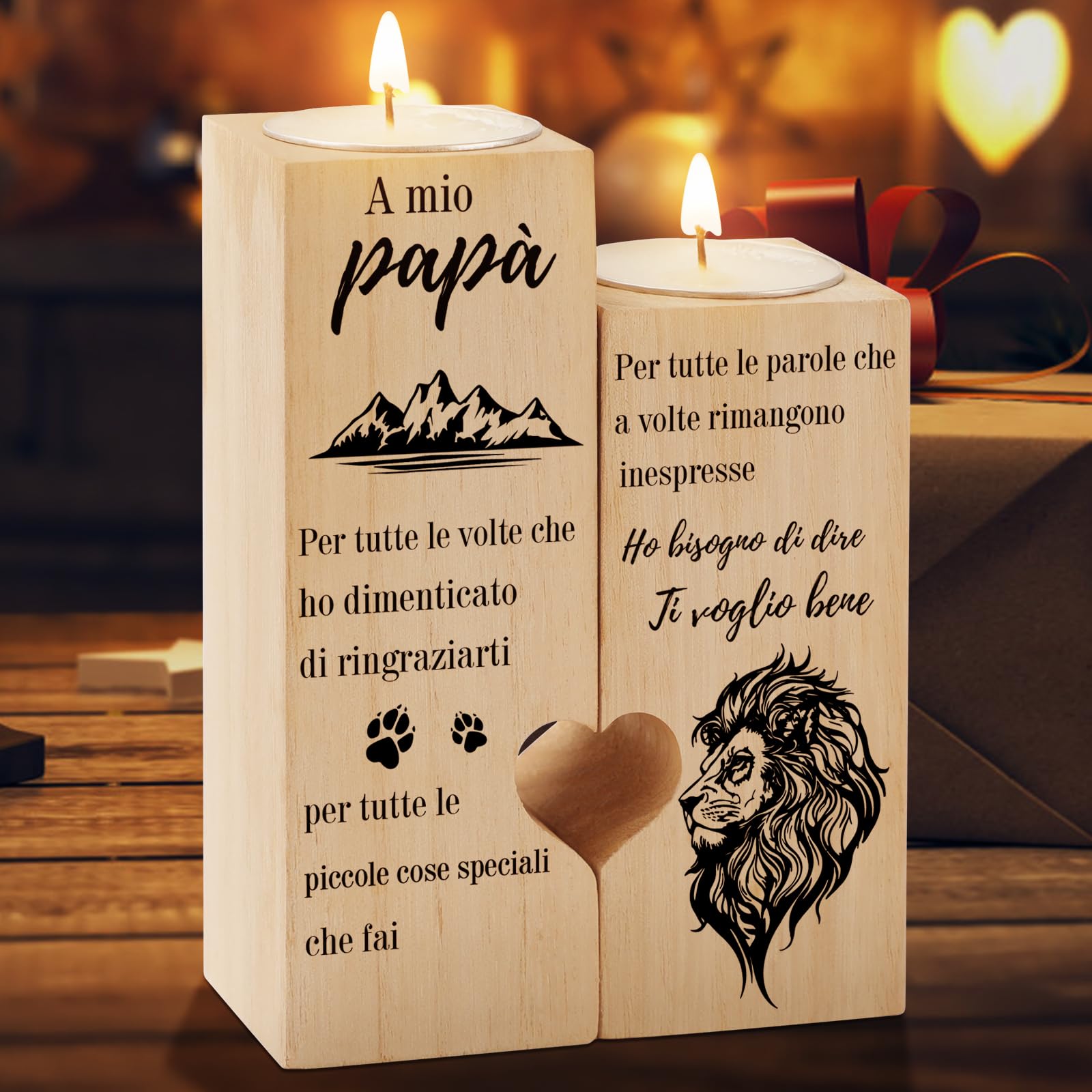 Portachiavi Per Papà Con Messaggio - Regalo Compleanno, Festa Del Papà, Natale, In Acciaio - Foto 7