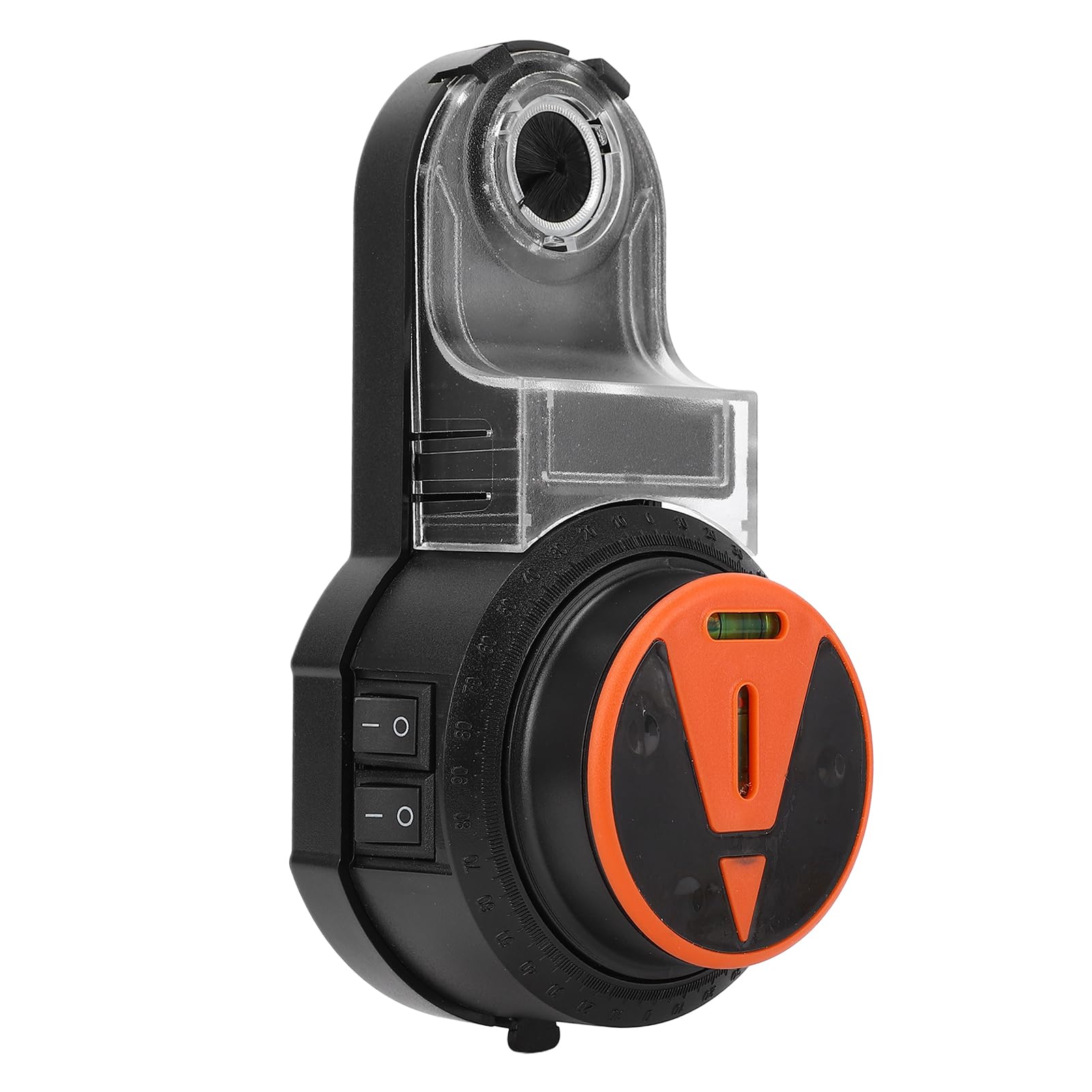 Aspiratore per Trapano, 2 in 1 Accessorio per Raccolta Polvere per Trapano con Livella, Aspiratore per Trapano Elettrico Girevole a 360° per Costruzione, Appendere, Pittura