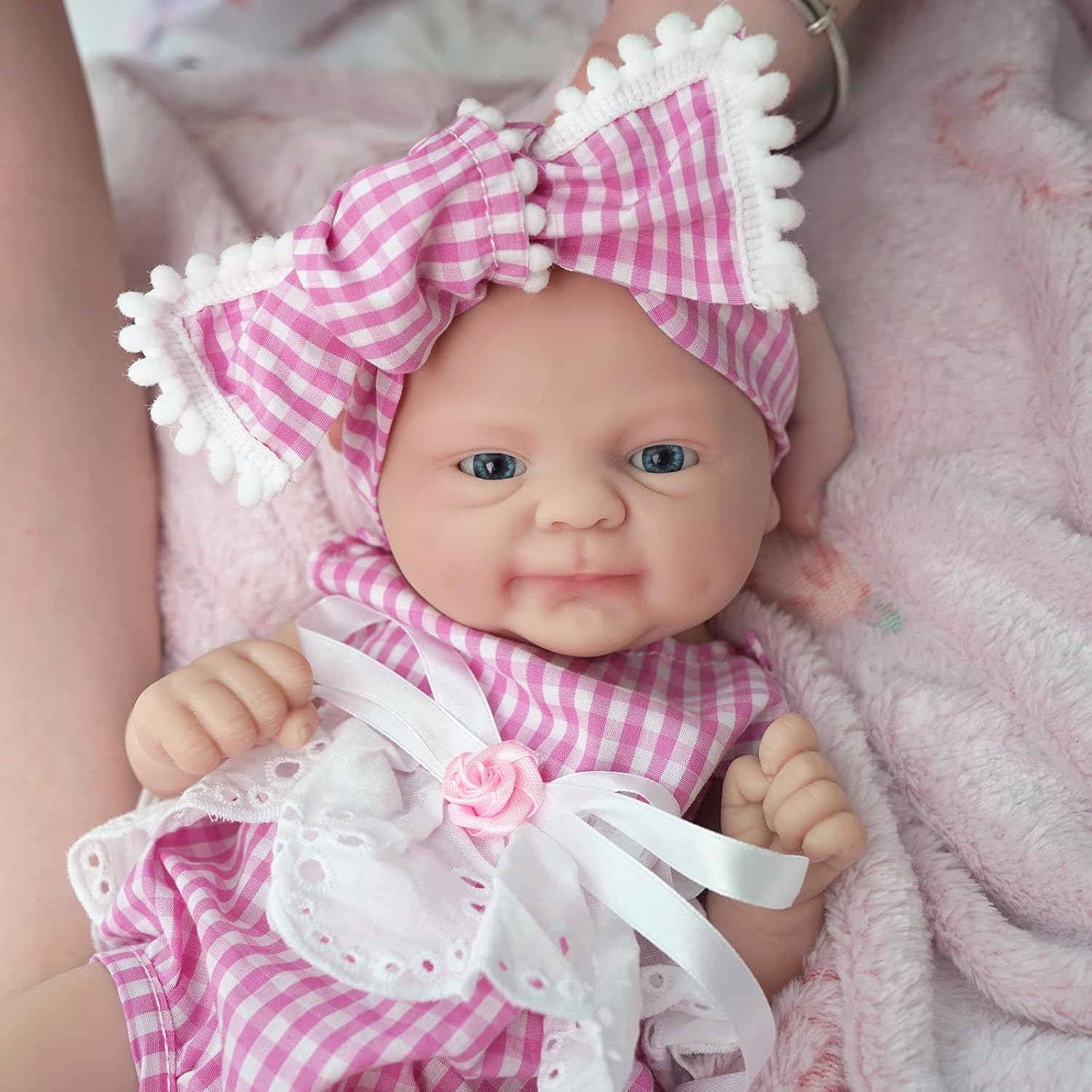 Mire & Mire 14" Reborn Baby Dolls, Realistic Soft Silicone Newborn Baby Dolls, Not Vinyl Dolls