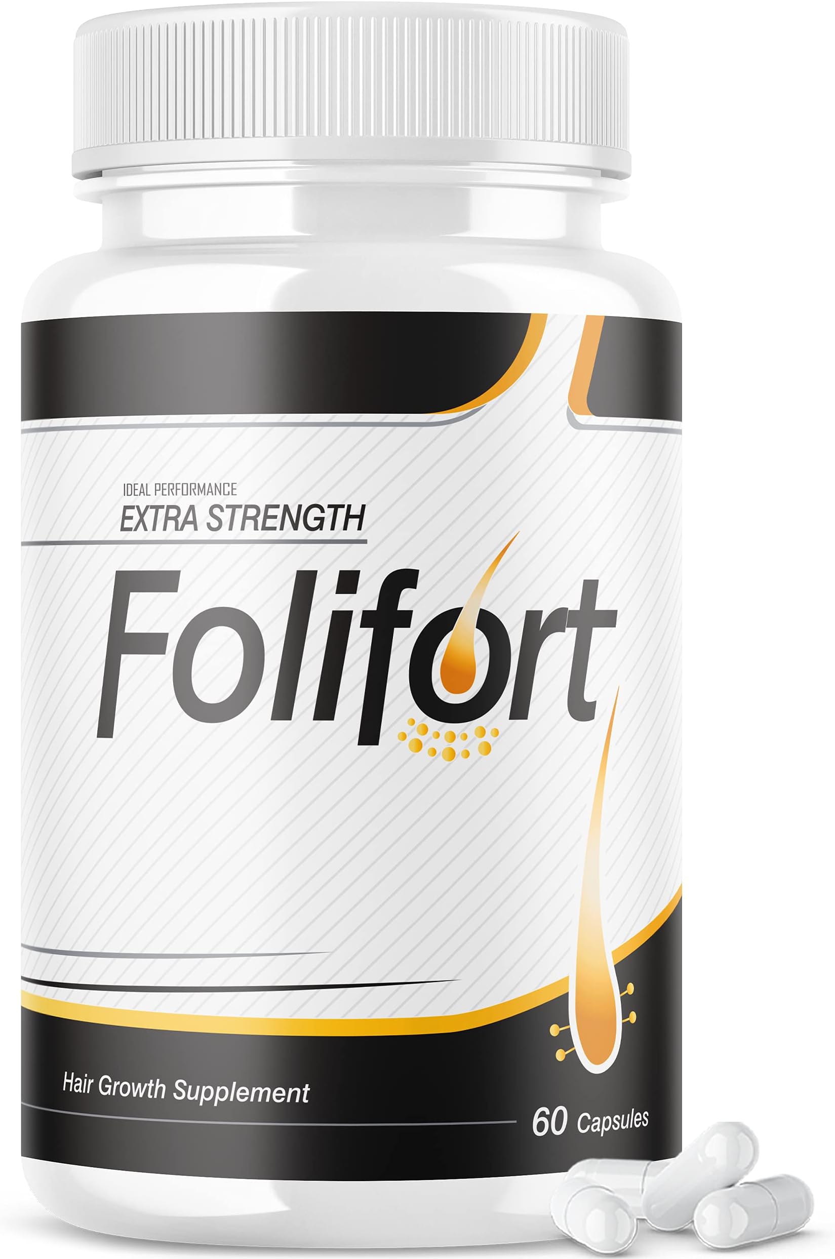 Folifort Hair Growth Pills Felfort Extra Strength Vitamins Reviews Suppliment (60 Capsules)