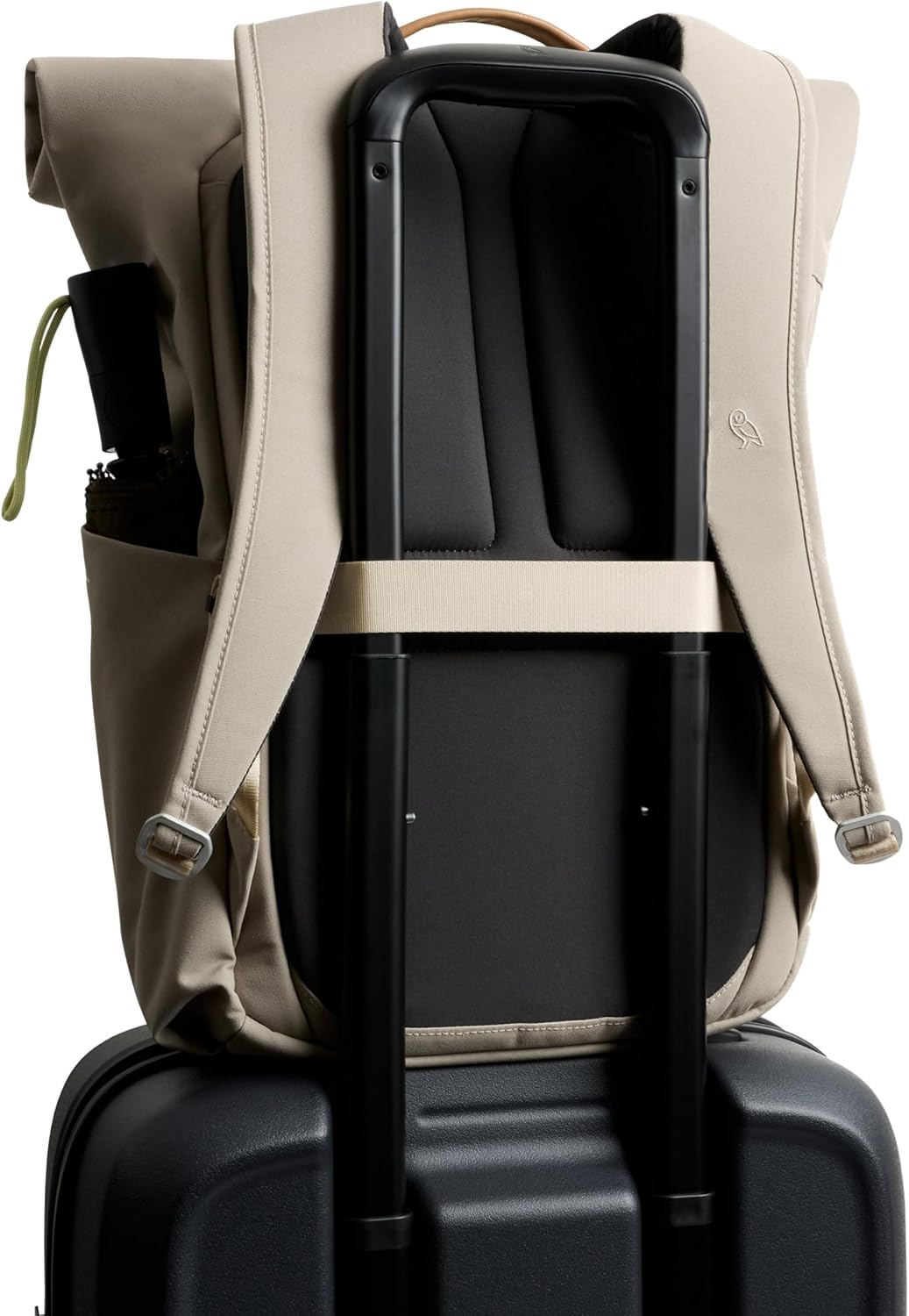 Bellroy Classic Rolltop (commuter backpack with 16” laptop sleeve, luggage pass-through, and two access points) - Tahini - Image 6
